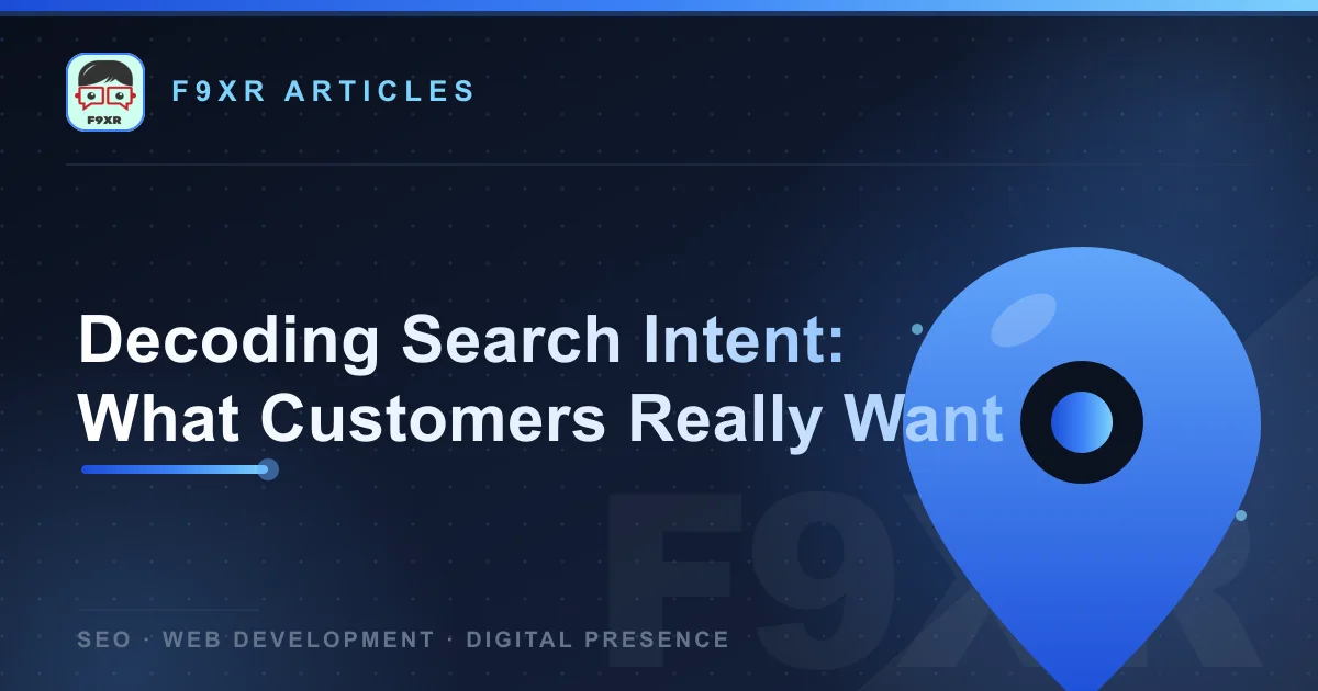Decoding Search Intent: What Customers Really Want