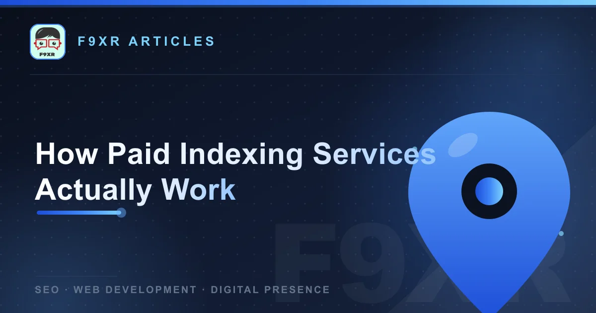 How Paid Indexing Services Actually Work