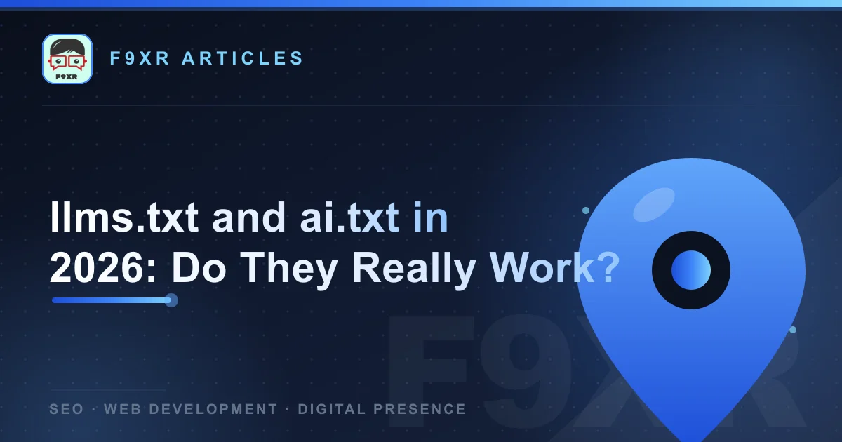 llms.txt and ai.txt in 2026: Do They Really Work?